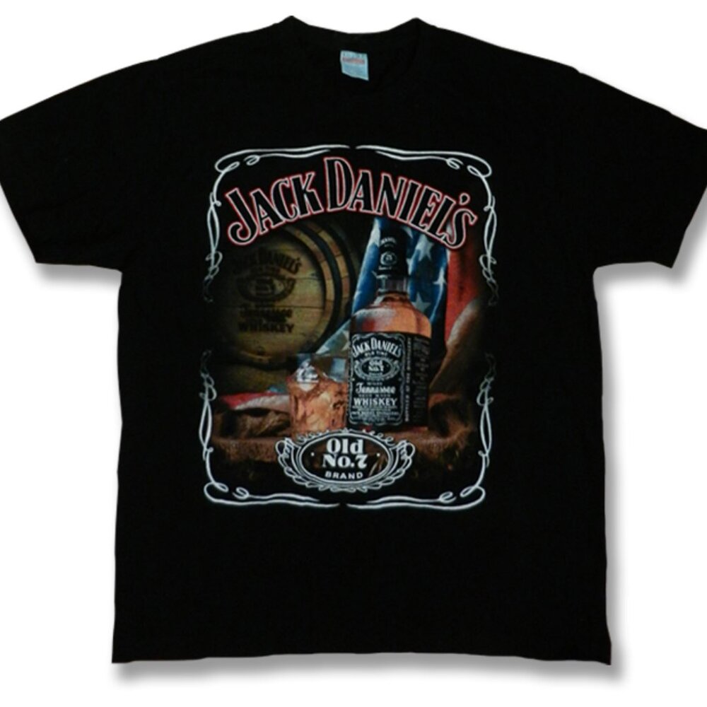 JACK DANIEL'S "OLD NO. 7" WHISKEY T-SHIRT / SZ. L
